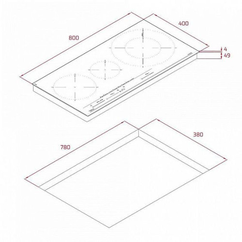 Варочная поверхность TEKA IZC 83620 MST BLACK