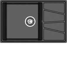 Кухонная мойка GRANFEST VERTEX GF-V-780L черный Кухонная мойка GRANFEST VERTEX GF-V-780L черный