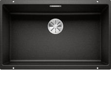 Кухонная мойка BLANCO SUBLINE 700-U SILGRANIT черный с отв.арм. InFino (526001)
