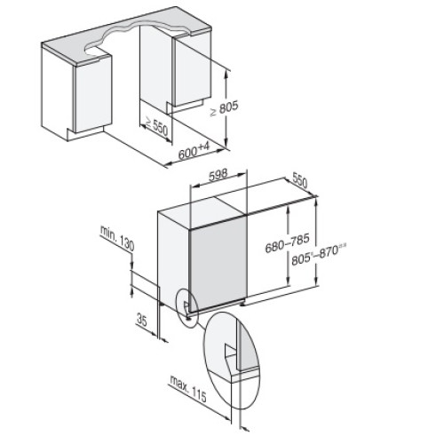 Посудомоечная машина MIELE G 7783 SCVi K2O OBSW