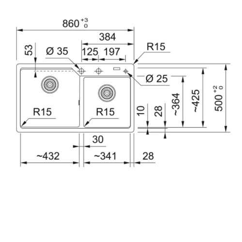 Кухонная мойка FRANKE UBG 620-86 черный матовый (114.0634.794)