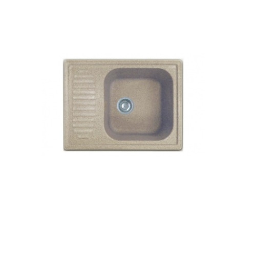 Мойка GRANFEST Standart GF-S645L (645х500) Песочный 302 с крылом 417584