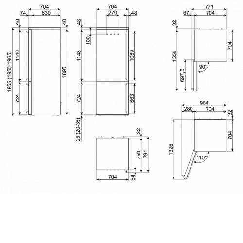 Холодильник SMEG FA8005LPO5