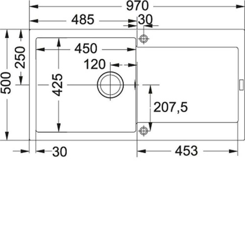 Кухонная мойка FRANKE MRG 611-97 белый (114.0153.910)