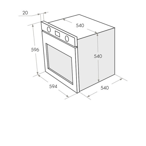 Духовой шкаф Maunfeld CEOF 656 W