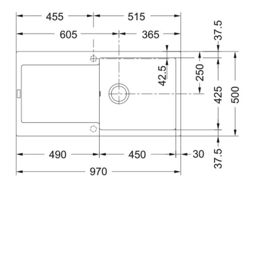 Кухонная мойка FRANKE MRG 611-97 оникс (114.0157.482)