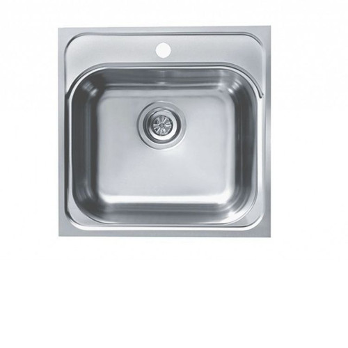 Кухонная мойка ALVEUS Basic 140 NAT-90 1100905 (в комплекте с сифоном 1102384)