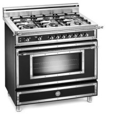 Комбинированная плита BERTAZZONI h36 6 mfe cr n/ottone