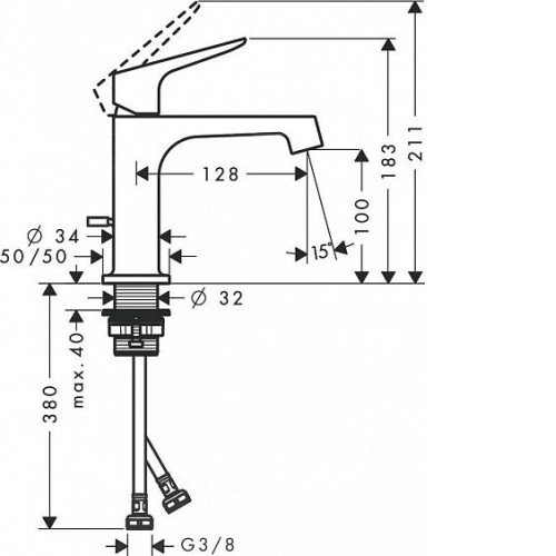 Смеситель AXOR Citterio M 34010000