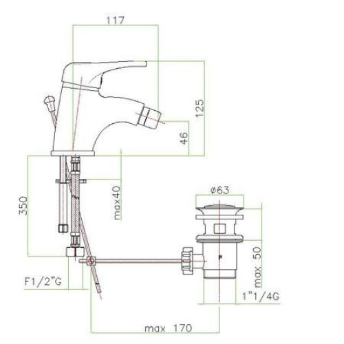 Смеситель FIORE PLANET 37CR3210 хром