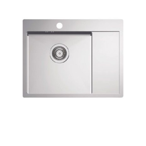 Кухонная мойка ALVEUS Quarto 20 BRS-90 1124383 (в комплекте с сифоном)