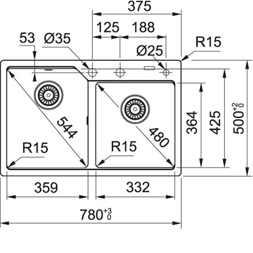 Кухонная мойка FRANKE UBG 620-78 белый (114.0612.407)
