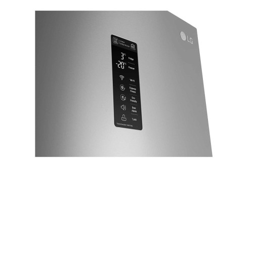 Холодильник LG GB-B59PZFZB серебристый