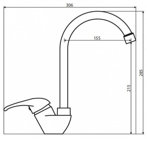 Смеситель DORFF Comfort D8000000