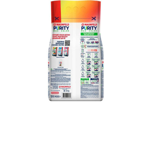Стиральный порошок MAUNFELD Purity Max Color Automat 9000г MWP9000CA