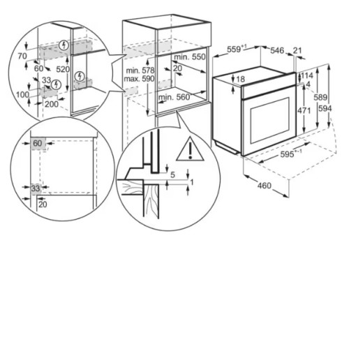 Духовой шкаф AEG BPE742380B