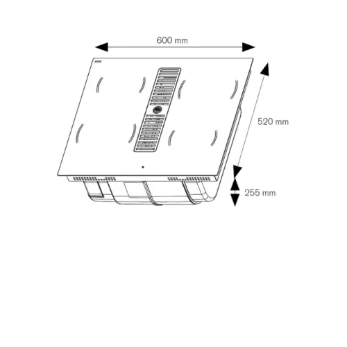 Варочная поверхность BERTAZZONI P604ICH30NP