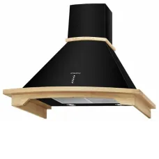 Вытяжка MAUNFELD gretta 90 b (black) nonpainted (неокрашенное дерево)