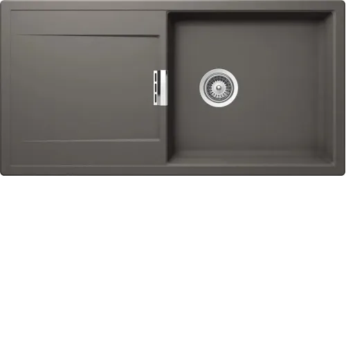 Кухонная мойка SCHOCK Eton 60 D Large Cristadur серебристый камень