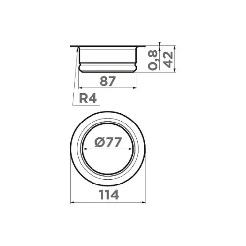 Сменная горловина для измельчителя OMOIKIRI NA-02 IN (4956836)