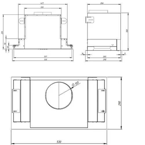 Вытяжка AKPO Neva Glass Eco 60 WK-4 черное стекло/нержавеющая сталь