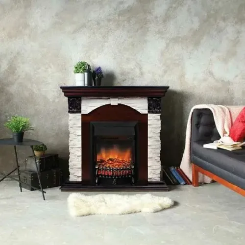 Камин REALFLAME DUBLIN LUX STD/EUG AO MAJESTIC BL
