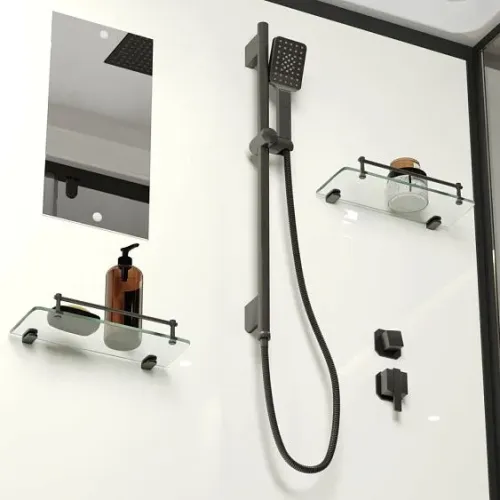 Душевая кабина NIAGARA Standart ST120/90/15Q/BL