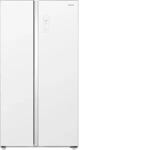 Холодильник WEISSGAUFF WSBS 550 Built-in NoFrost Inverter White Glass