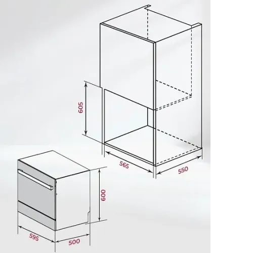 Посудомоечная машина LEX DW4542WH Compact