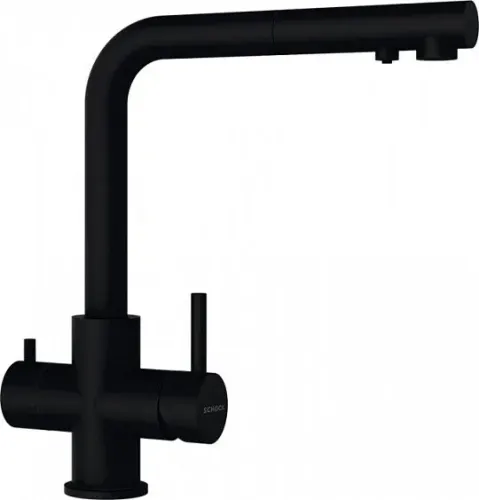 Смеситель SCHOCK Vitus-D Black Edition черный матовый