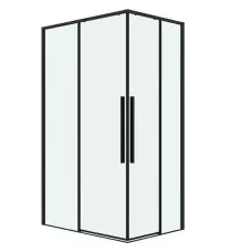 Душевое ограждение GROSSMAN 1/2.K33.01.12.21.00-1/2.K33.01.70.21.00 черный матовый