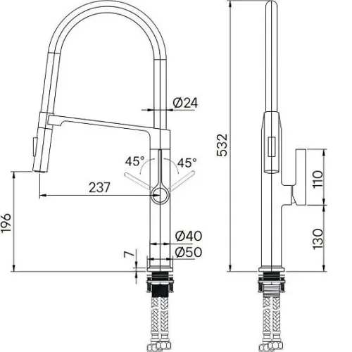 Смеситель PAULMARK Barrel Ba214029-GM