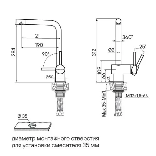 Смеситель PAULMARK Spring Sp212067-BG