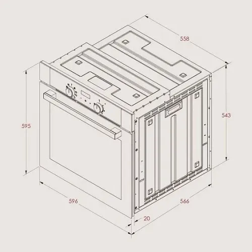 Духовой шкаф ARDO BO58ERC2