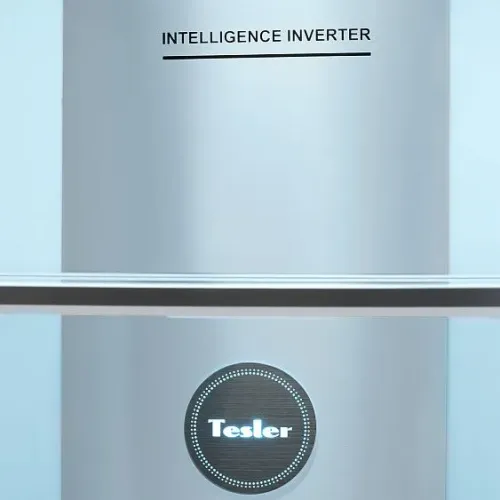 Холодильник TESLER RSD-537BI BLACK GLASS