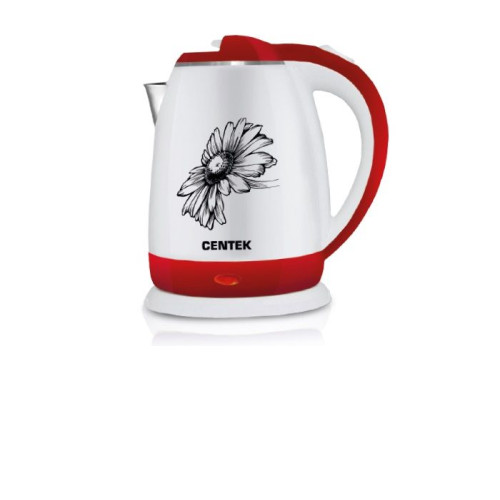 Чайник электрический CENTEK CT-1026 Red/Flower