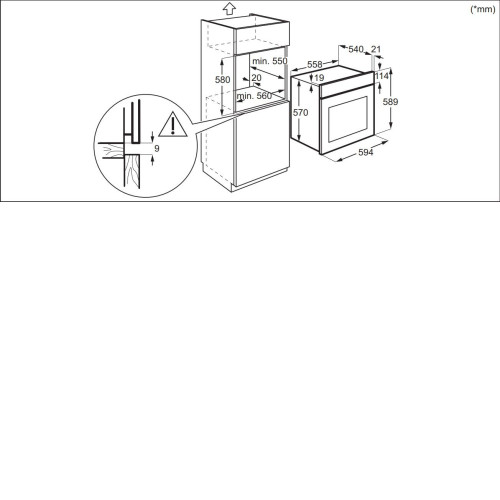 Духовой шкаф ELECTROLUX EOD5C70BZ