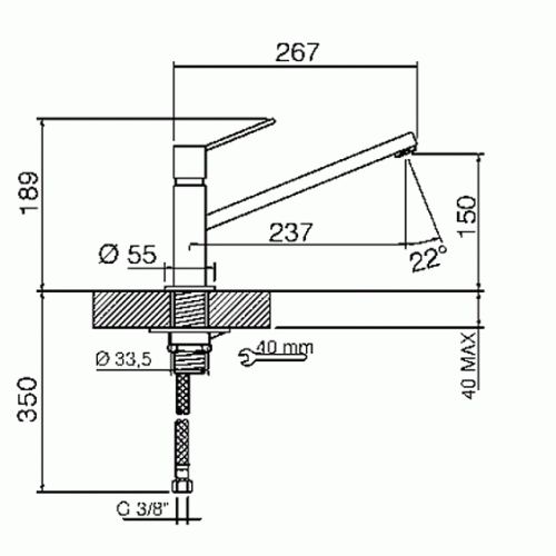 Смеситель SMEG mfq7-cr