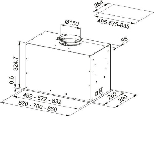 Вытяжка FRANKE FBFP XS A52 (305.0665.368)