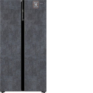 Холодильник WEISSGAUFF WSBS 600 NoFrost Inverter Rock Glass