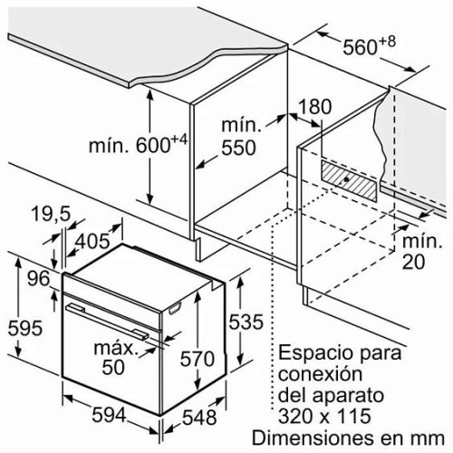 Духовой шкаф BOSCH HBG536EW3