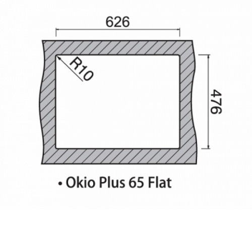 Кухонная мойка RODI Okio plus 65 Flat LIN