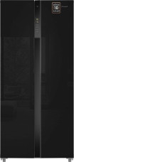 Холодильник WEISSGAUFF WSBS 500 Inverter NoFrost Black Glass
