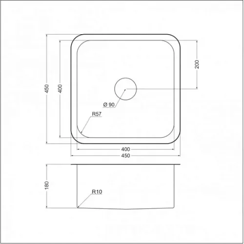 Кухонная мойка EMAR EMB-127A Nano Dark