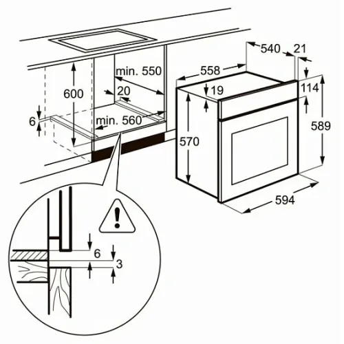 Духовой шкаф ZANUSSI zob 131 x