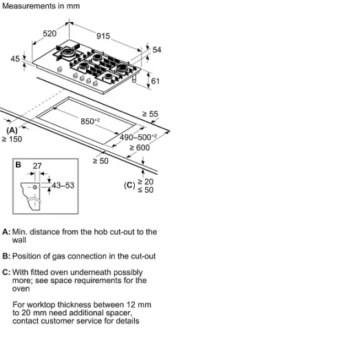Варочная поверхность BOSCH PPM9A6I40
