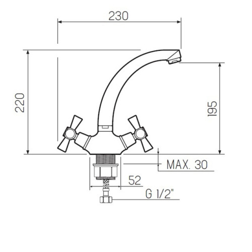 Смеситель РМС SL138-272F