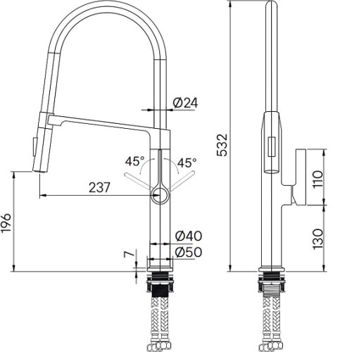 Смеситель PAULMARK Barrel Ba214029-BS