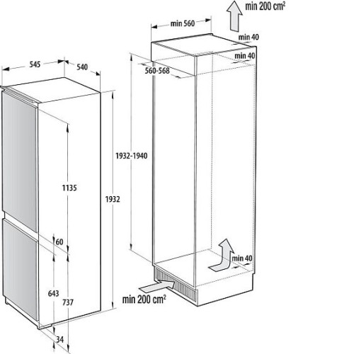Холодильник GORENJE NRKI519141