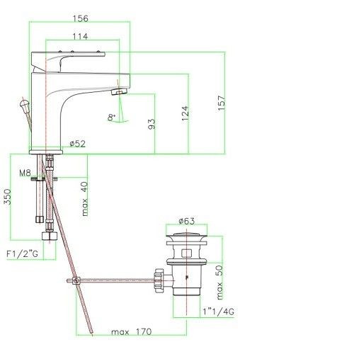 Смеситель FIORE Kyma Sky 78CR6520